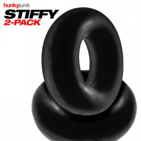 Hunkyjunk stiffy 2 pack black
