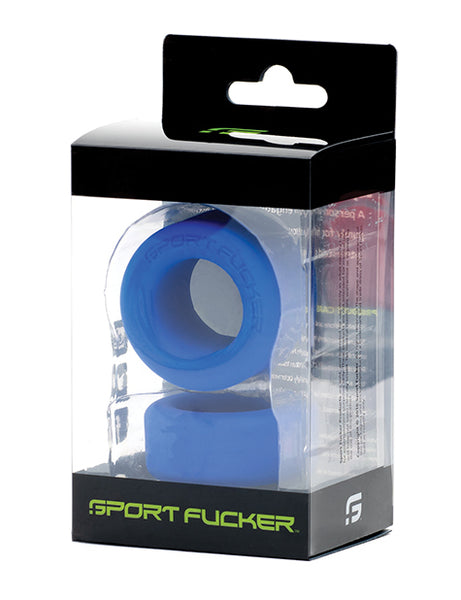 Sport Fucker Nutt Job Ring Set Blue