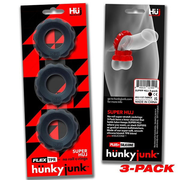 Hunkyjunk Super HUJ C-Ring 3pack