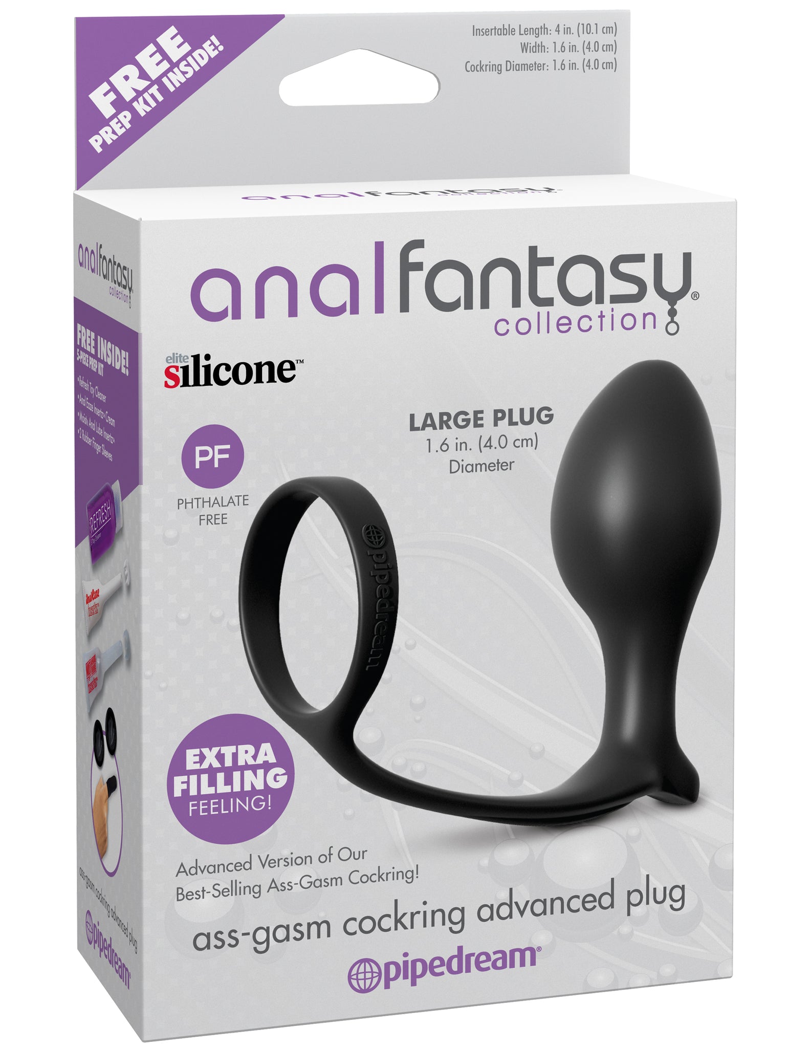 Anal Fantasy Collection Ass-Gasm Cockring Plug