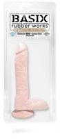 Basix Rubber Works 9 Inch Dong With Suction Cup