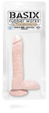 Basix Rubber Works 9 Inch Dong With Suction Cup