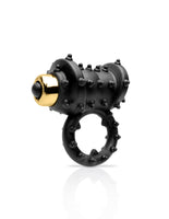 Fetish Fantasy Gold Vibrating Cockring - Black