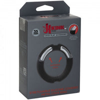 Hybrid Silicone Covered Metal Cock Ring