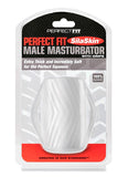 Perfect Fit Male Masturbator With Grips, Clear