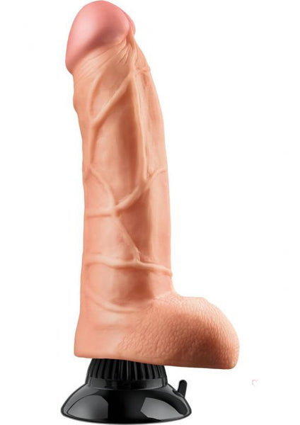 Real Feel Deluxe No.5 8 Inch Vibrating Wallbanger Dildo