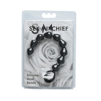 Sex and Mischief Silicone Anal Beads Black